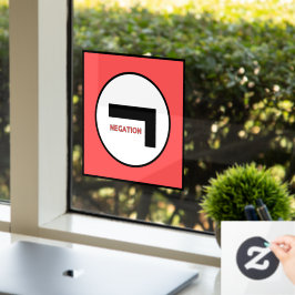 NEGATION 1b Windows Cling