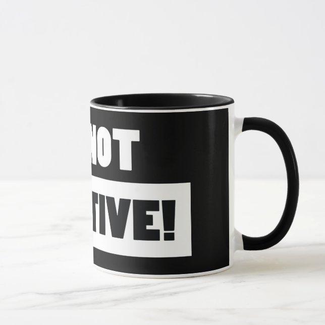 Negation (svart) mugg (Höger)