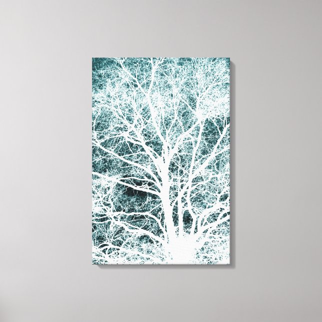 Negativ bild träd mönster (Framsida)