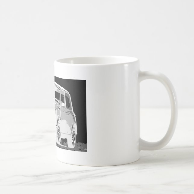 Negativ kortkort kaffemugg (Höger)
