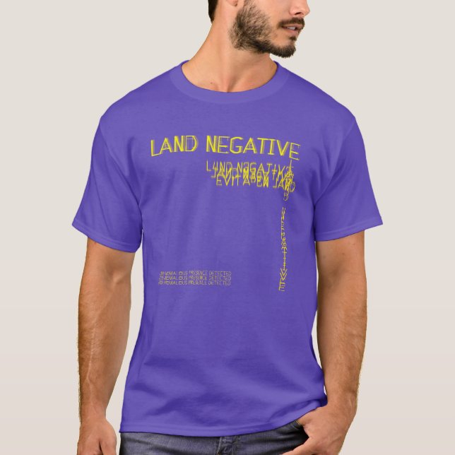 Negativ landstödsutgång t shirt (Framsida)