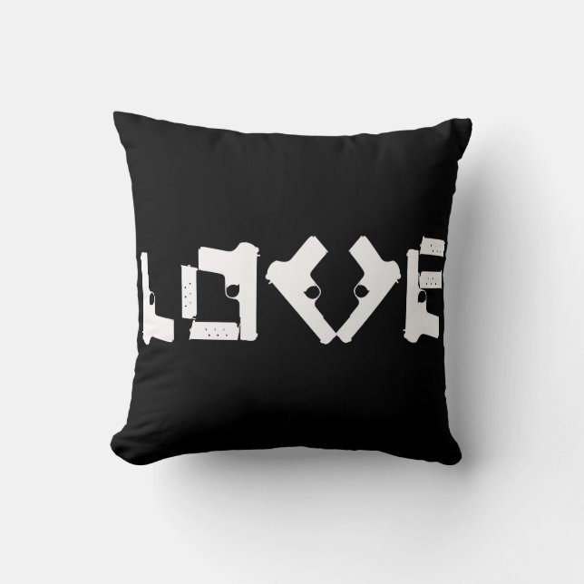 negativ/positiv Pillow för insamling av antivapen  Kudde (Framsida)