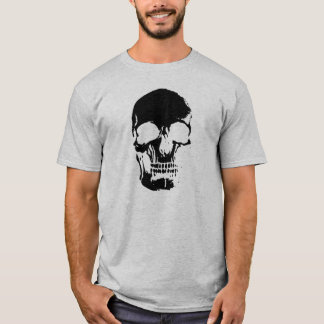 Negativ skalle t-shirt