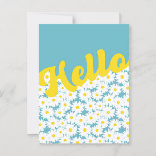 Negativ Space Daisys Hej Thinking of You Vykort