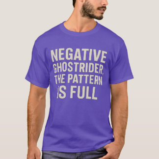Negativa Ghostrarna Mönster är Fullt T Shirt
