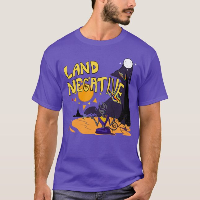 Negativa markområde t shirt (Framsida)