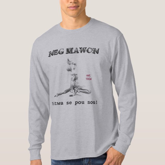 Negativa Mawon T Shirt (Framsida)