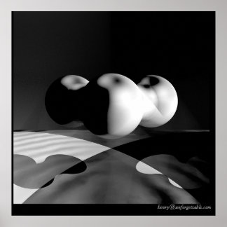 Negativt ljus poster