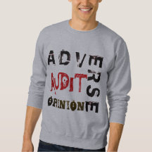 "Negativt revisionsutlåtande" Sweatshirt