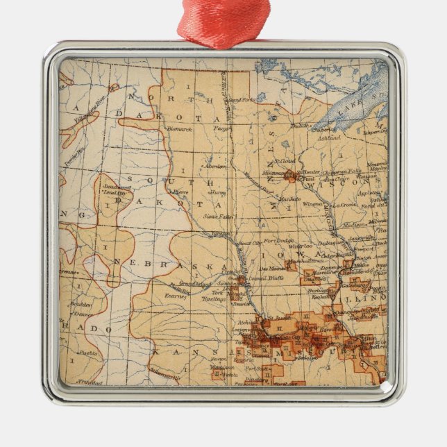 Negerbefolkning för täthet 55 julgransprydnad metall (Framsidan)