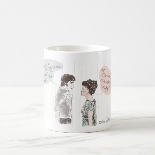Negging och fördom kaffemugg (Center)