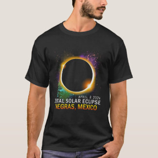 Negras Mexico Total Solar Eclipse 2024 T Shirt