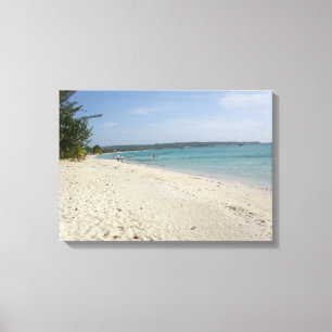 Negril, Jamaica Beach-Kanvastrycket Canvastryck