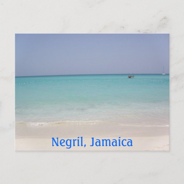Negril, Jamaica Postcard Vykort (Framsida)