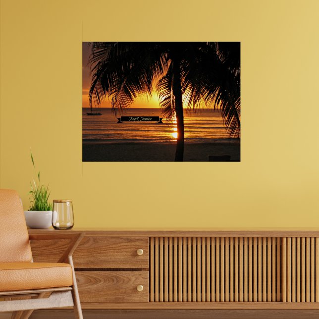 Negril, Jamaica sunset Poster (Vardagsrum 2)