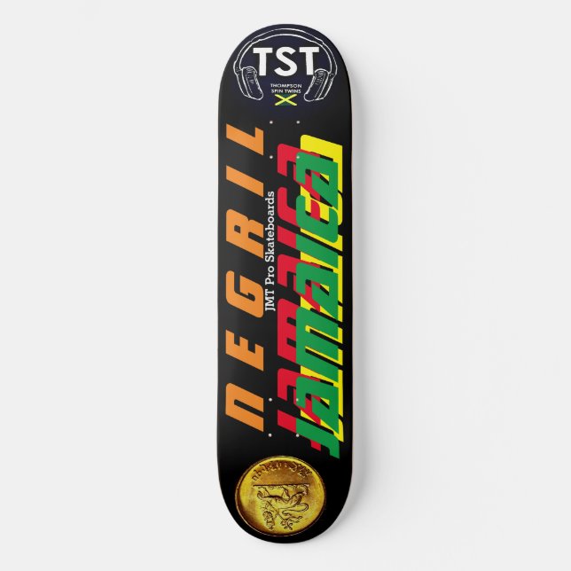 NEGRIL  JMT 8 1/2" Skateboarddäck Mini Skateboard Bräda 18,5 Cm (Framsida)