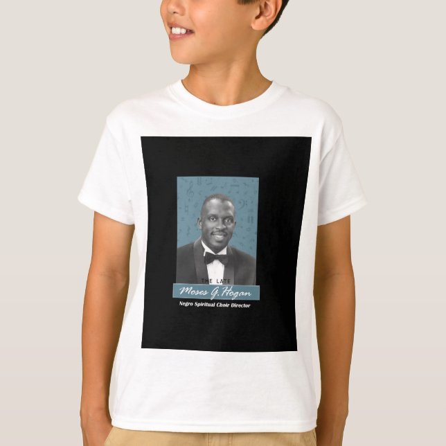 Negro Andlig Choir Director T Shirt (Framsida)
