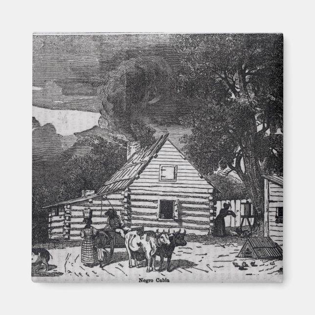 Negro Cabin Magnet (Framsidan)