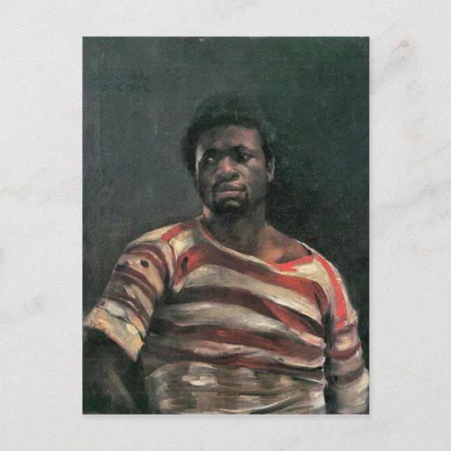 Negro Othello av Lovis Corinth Vykort (Framsida)
