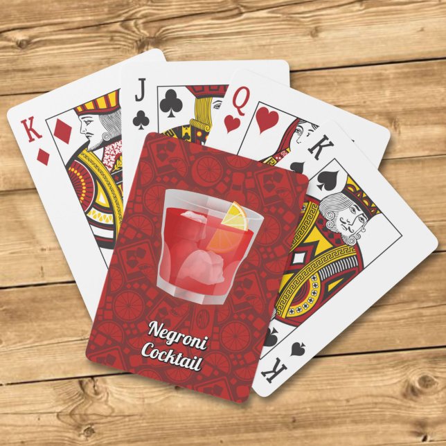 Negroni Cocktail Casinokort (Skapare uppladdad)