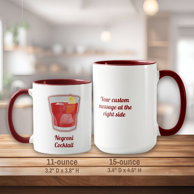 Negroni Cocktail Mugg (Skapare uppladdad)