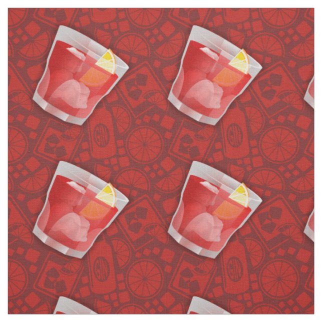 Negroni Cocktail Tyg (Provkarta)