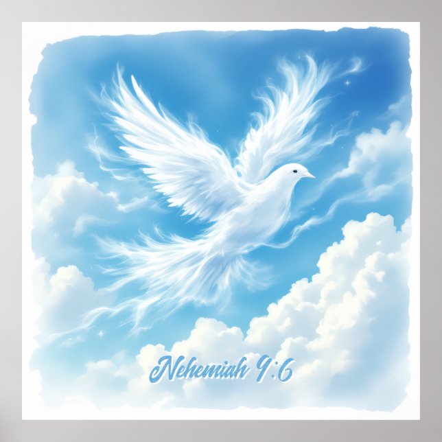 Nehemia 9:6 poster (Framsidan)
