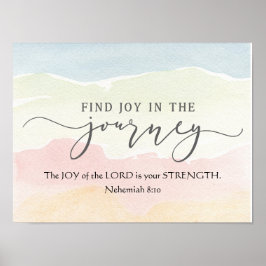 Nehemiah 8:10 Herren är din styrka Poster