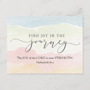 Nehemiah 8:10 Herren är din styrka Vykort