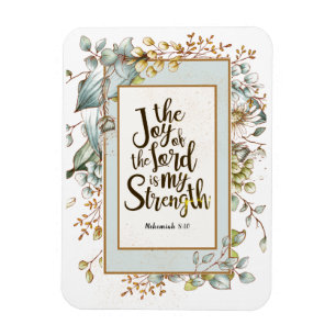 Nehemiah 8:10 Herren är min styrka Magnet