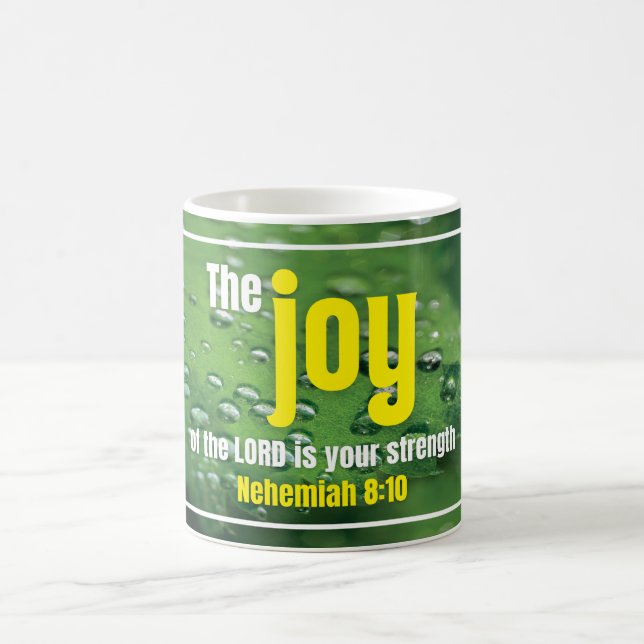 Nehemiah 8 10 | HERRENS FRÖJD Kristna Kaffemugg (Center)