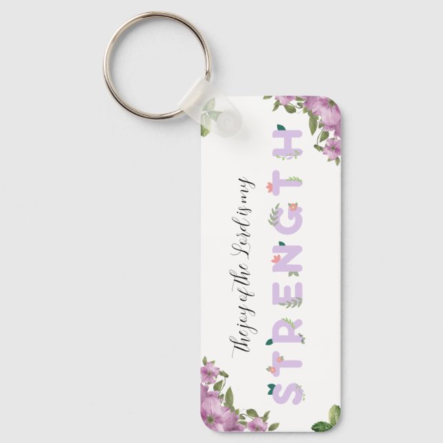 Nehemiah 8:10 Keychain Nyckelring (Framsida)