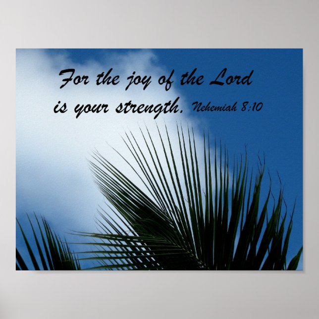 Nehemiah 8:10 poster (Framsidan)