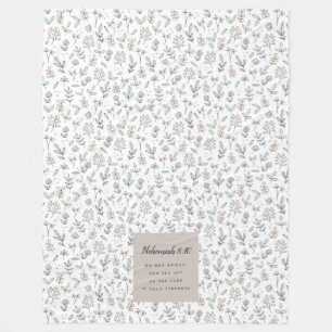 Nehemiah 8:10 Scripture Fleecefilt