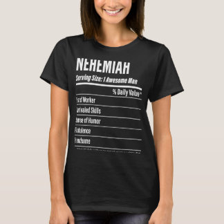 Nehemiah Nutritional Facts som betjänar Storleka k T Shirt