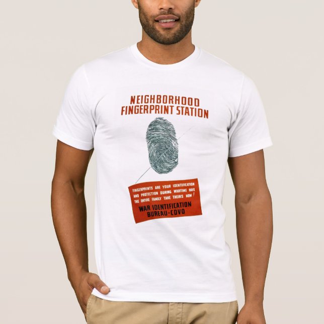 Neigbority Fingerprint Station Tröja (Framsida)