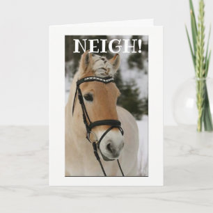 "NEIGH" KAN DU INTE VARA "FLYTTA AWAY" KORT
