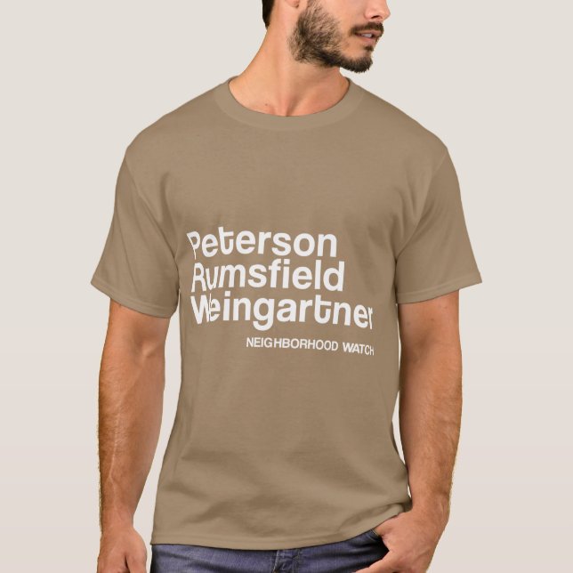 Neighborhood Watch T Shirt (Framsida)