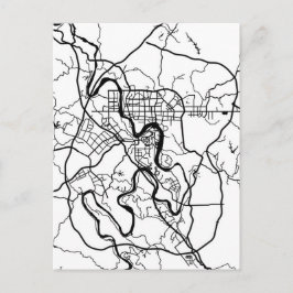 Neijiang Kina Stadskarta Vykort