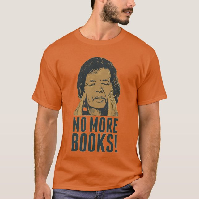 Neil Breen INGA FLER BÖCKER tjej T Shirt (Framsida)
