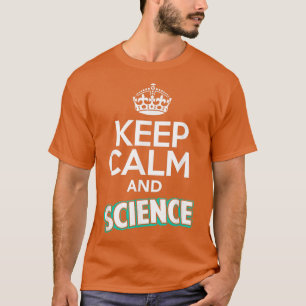 Neil deGrasse Tyson Behålla Lugn and Science 1455 T Shirt