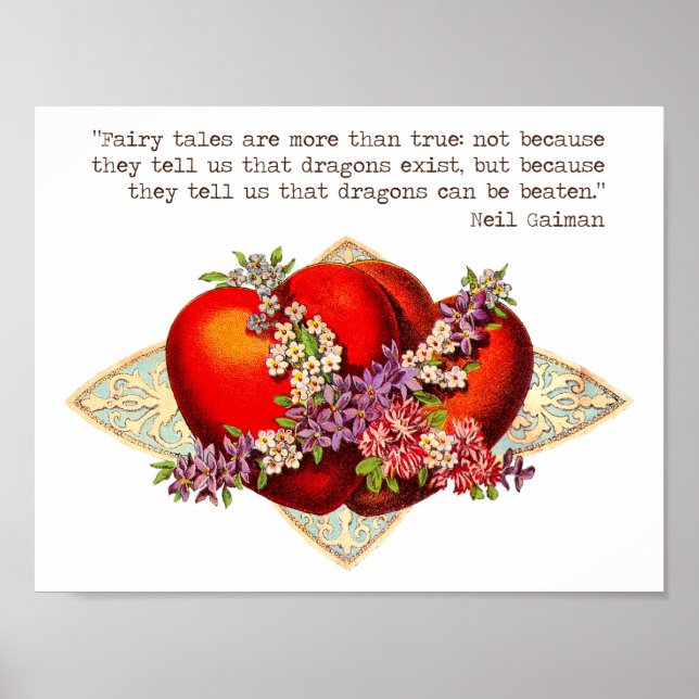 Neil Gaiman Quote Poster (Framsidan)