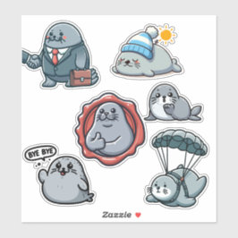 Neil Seal 3 Klistermärken