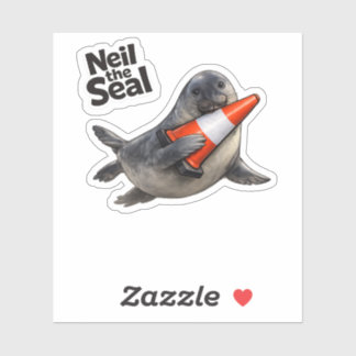 "Neil the Seal", australiensiska delstaten Tasmani Klistermärken