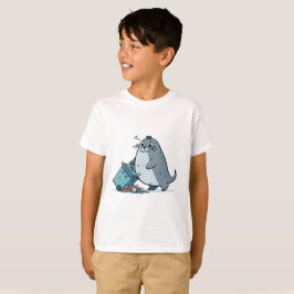 Neil The Wheely Tunna, som förstör förseglingen T Shirt
