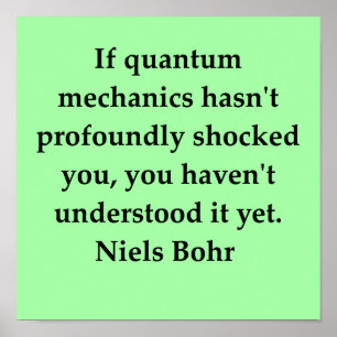 neils bohr-citat poster
