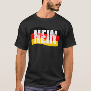 Nein German No Soutny Tyskland Vintage Tee