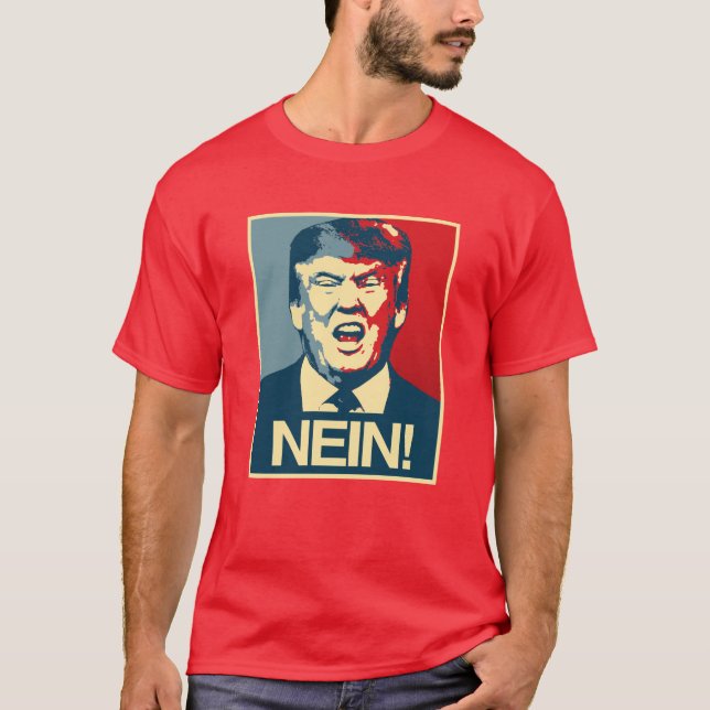 NEIN - Poster med antitrump - antitrump - T-shirt (Framsida)