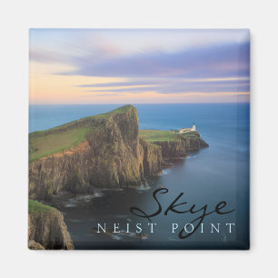 Neist pekar fyren på Skye på solnedgången Magnet