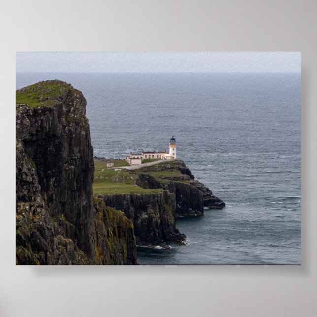 Neist Point fyr Poster (Framsidan)